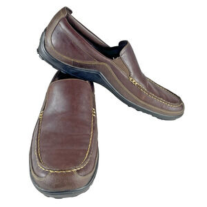Cole Haan Mens 12N Tucker Venetian Brown Leather Loafers Driving Shoes C04059